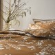 Vivienne Gingembre, Parure de lit imprimée en satin de coton Bio 120 fils/cm² - Alexandre Turpault