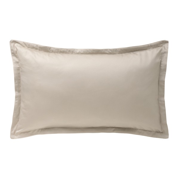 Vivienne Gingembre, Taie rectangle en satin de coton Bio 120 fils/cm² - Alexandre Turpault -Dos