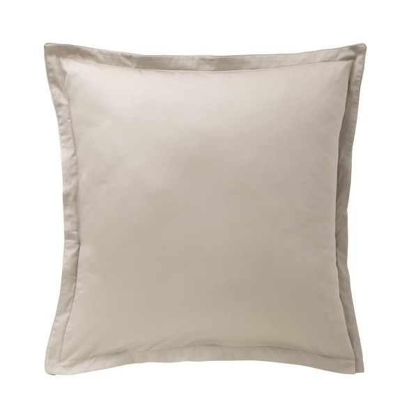 Vivienne Gingembre, Taie carrée en satin de coton Bio 120 fils/cm² - Alexandre Turpault -Dos