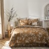 Vivienne Gingembre, Housse de couette imprimée en satin de coton Bio 120 fils/cm² - Alexandre Turpault