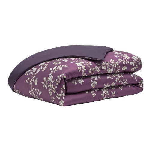 Vivienne Pensée, Housse de couette imprimée en satin de coton Bio 120 fils/cm² - Alexandre Turpault