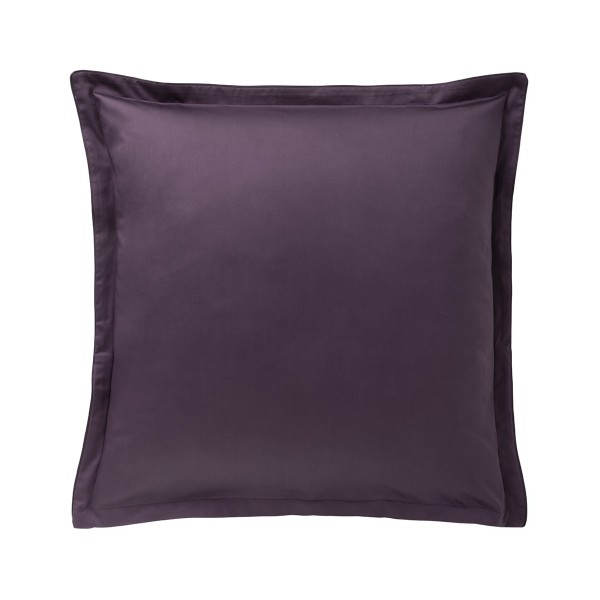Vivienne Pensée, Taie carrée en satin de coton Bio 120 fils/cm² - Alexandre Turpault - Dos
