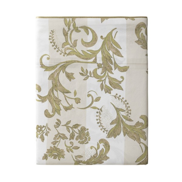 Opéra, Drap plat imprimé en satin de coton Bio 120 fils/cm² - Alexandre Turpault