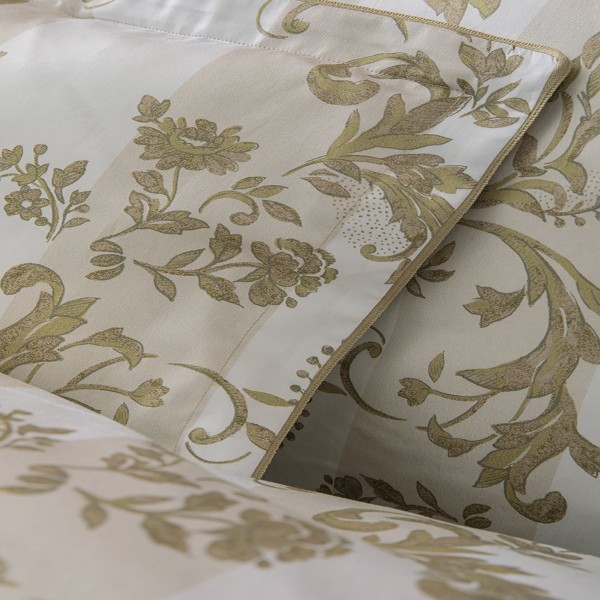 Opéra,Taies d'oreiller imprimées en satin de coton Bio 120 fils/cm² - Alexandre Turpault