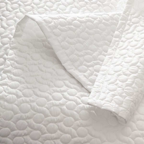 Couvre lit matelassé Poésie Neige - Alexandre Turpault 