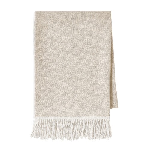 Plaid Alpaga Nomade Latte - Alexandre Turpault