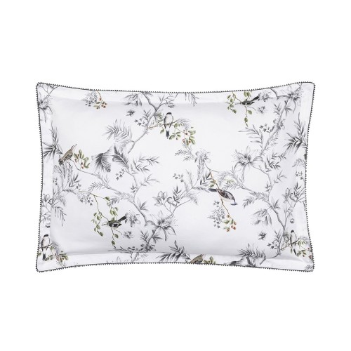 Charme, Taie d'oreiller rectangle imprimée en satin de coton Bio 120 fils/cm² - Alexandre Turpault