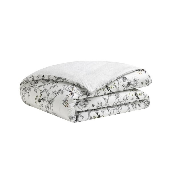 Charme, Housse de couette imprimée en satin de coton Bio 120 fils/cm² - Alexandre Turpault