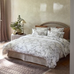 Charme, Housse de couette imprimée en satin de coton Bio 120 fils/cm² - Alexandre Turpault