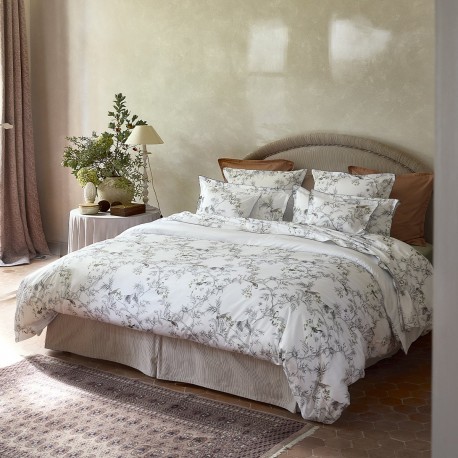 Charme, Housse de couette imprimée en satin de coton Bio 120 fils/cm² - Alexandre Turpault