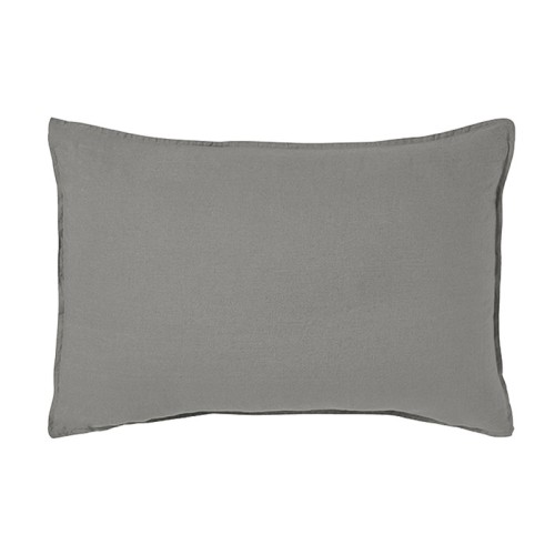 Nouvelle Vague Galet, Taie rectangle en lin lavé français Alexandre Turpault