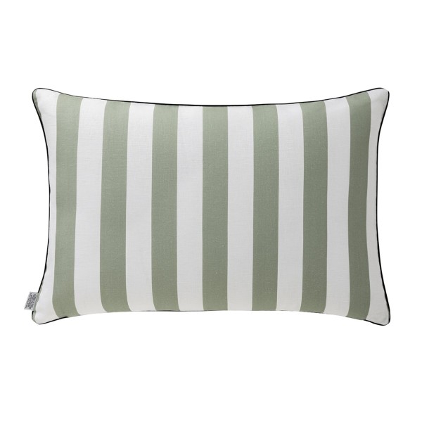 Housse de coussin imprimée pur lin Faubourg Mousse, Alexandre Turpault - DOS