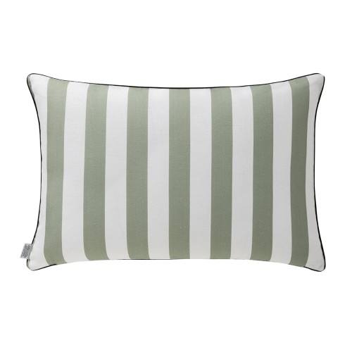 Housse de coussin imprimée pur lin Faubourg Mousse, Alexandre Turpault - DOS