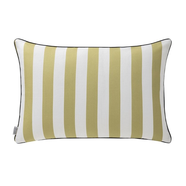 Housse de coussin imprimée pur lin Faubourg Absinthe, Alexandre Turpault - DOS