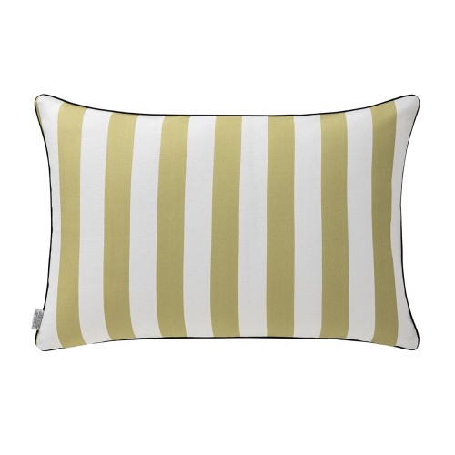 Housse de coussin imprimée pur lin Faubourg Absinthe, Alexandre Turpault - DOS