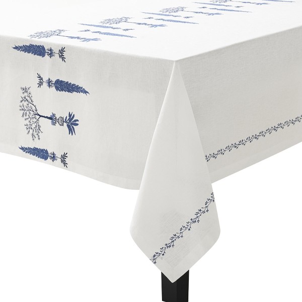 Nappe antitache pur lin uni brodé Midi, Alexandre Turpault