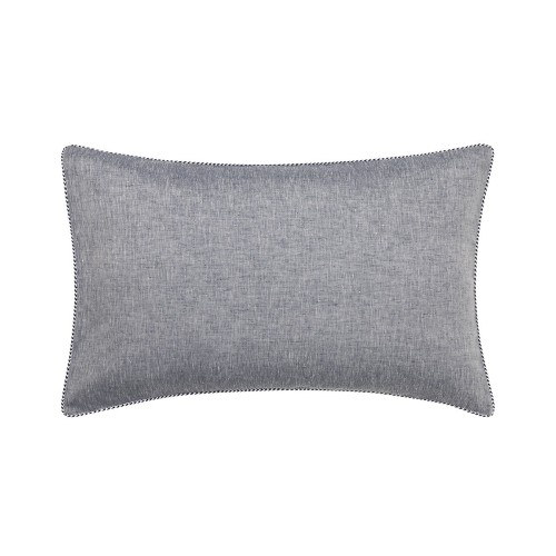 Jouvence Marine, Taie rectangle en chambray de chanvre français Alexandre Turpault