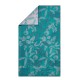 Serviette de plage en jacquard de coton Bali Turquoise, Essix