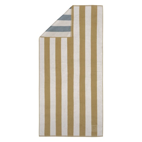 Serviette de plage en jacquard de coton Transat Riviera, Essix