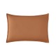 Taie d'oreiller rectangle en percale de coton unie Première Cuir, Essix
