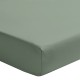 Drap housse lit electrique uni en percale de coton Première Sauge