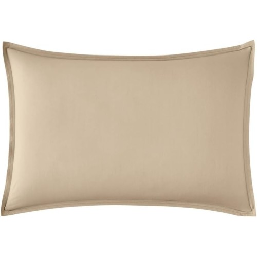 Taie d'oreiller rectangle unie en percale de coton 80 fils/cm² Première Lin, Essix