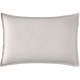 Taie d'oreiller rectangle unie en percale de coton 80 fils/cm² Première Gris perle, Essix