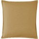 Taie d'oreiller carrée unie en percale de coton 80 fils/cm² Première Sahara, Essix