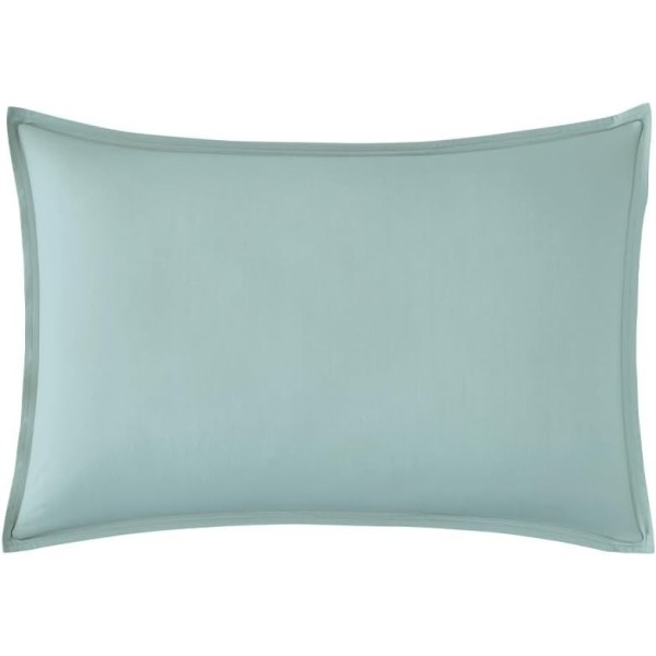 Taie d'oreiller rectangle unie en percale de coton 80 fils/cm² Première Archipel, Essix