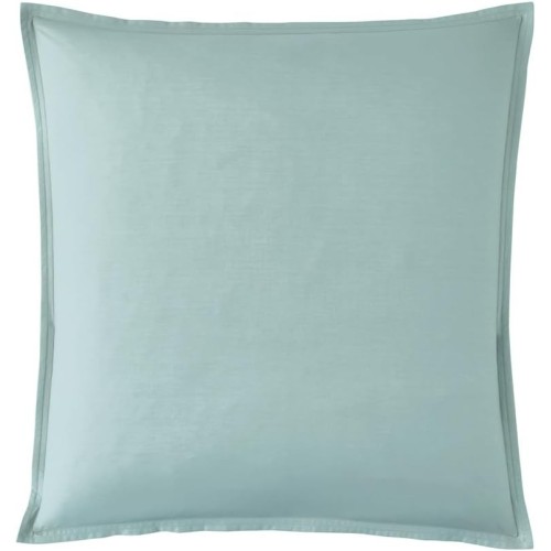 Taie d'oreiller carrée unie en percale de coton 80 fils/cm² Première Archipel, Essix