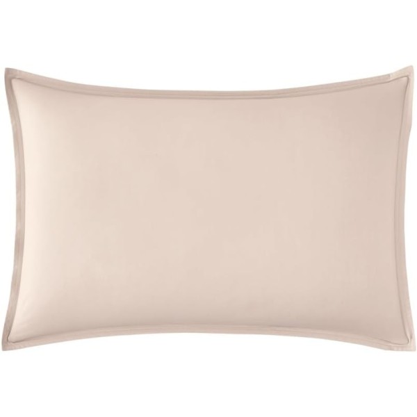 Taie d'oreiller rectangle unie en percale de coton 80 fils/cm² Première Lingerie, Essix