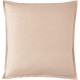 Taie d'oreiller carrée unie en percale de coton 80 fils/cm² Première Ballerine, Essix
