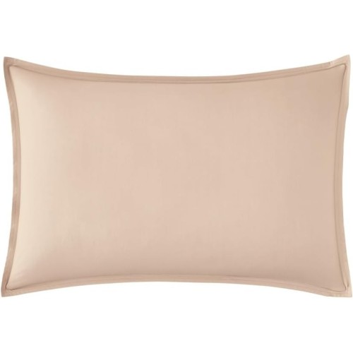 Taie d'oreiller rectangle unie en percale de coton 80 fils/cm² Première Ballerine, Essix