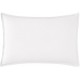 Taie d'oreiller rectangle unie en percale de coton 80 fils/cm² Première Blanc, Essix