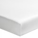Drap housse uni en percale de coton 80 fils/cm² Première Blanc, Essix