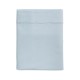 Drap plat haut de gamme en percale de coton unie Première Bleu glacier, Essix
