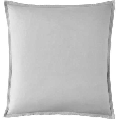 Taie d'oreiller carrée unie en percale de coton 80 fils/cm² Première Galet, Essix