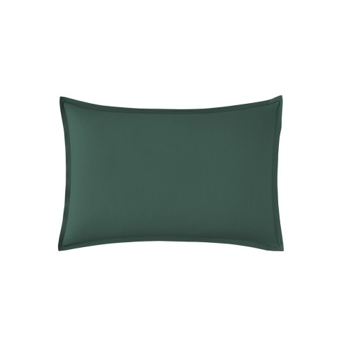 Taie d'oreiller rectangle unie en percale de coton 80 fils/cm² Première Forêt, Essix