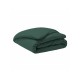 Housse de couette unie en percale de coton 80 fils/cm² Première Forêt, Essix