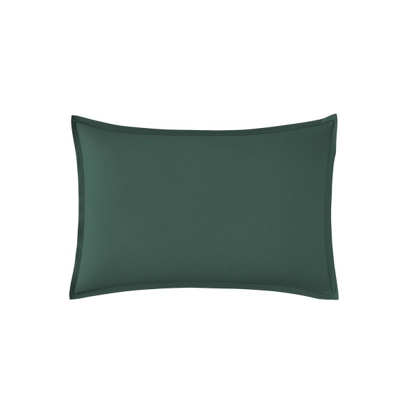 Taie d'oreiller rectangle unie en percale de coton 80 fils/cm² Première Forêt, Essix