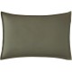 Taie d'oreiller rectangle unie en percale de coton 80 fils/cm² Première Jungle, Essix