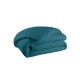 Housse de couette unie en percale de coton 80 fils/cm² Première Emeraude, Essix