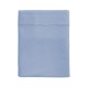 Drap plat uni en percale de coton 80 fils Première Bleu Olympe, Essix