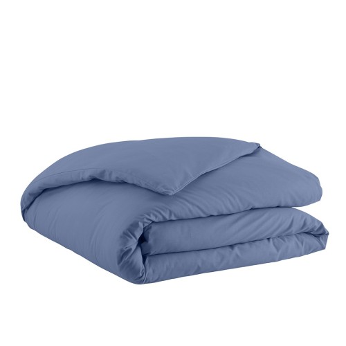 Housse de couette unie Tout Doux Denim, Essix