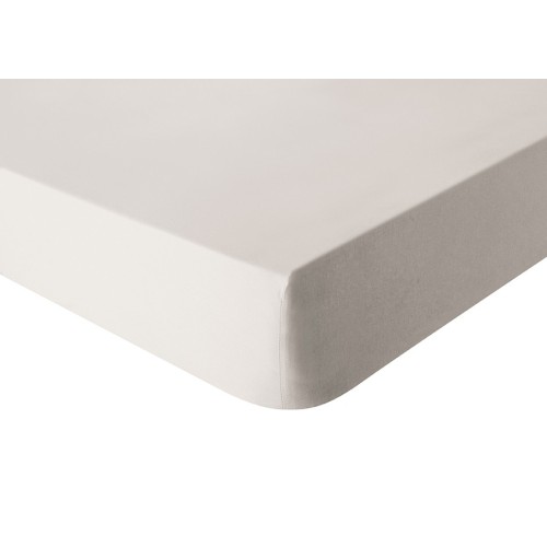 Drap housse uni Tout Doux Crème, Essix