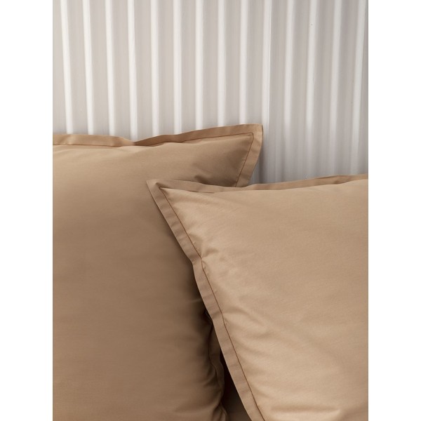 Parure de lit unie Tout Doux Sable, Essix