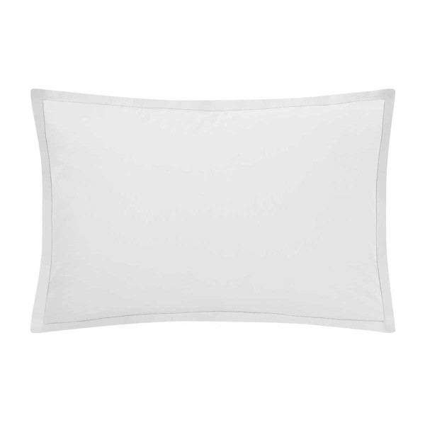Taie rectangle unie Tout Doux Blanc, Essix