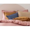 Housse de couette unie coton 57 fils/cm² Aspect lisse ou Effet lavé - Tout Doux, Essix