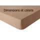 Drap housse uni B30 Tout Doux 57 fils/cm², Essix