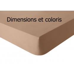 Drap housse uni B30 Tout Doux 57 fils/cm², Essix